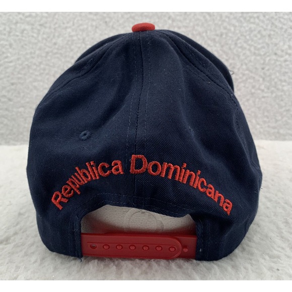 KV Sports RD Baseball Hat Mens Snapback OSFM Republica Dominica Flag Red Blue‎ - Picture 3 of 7